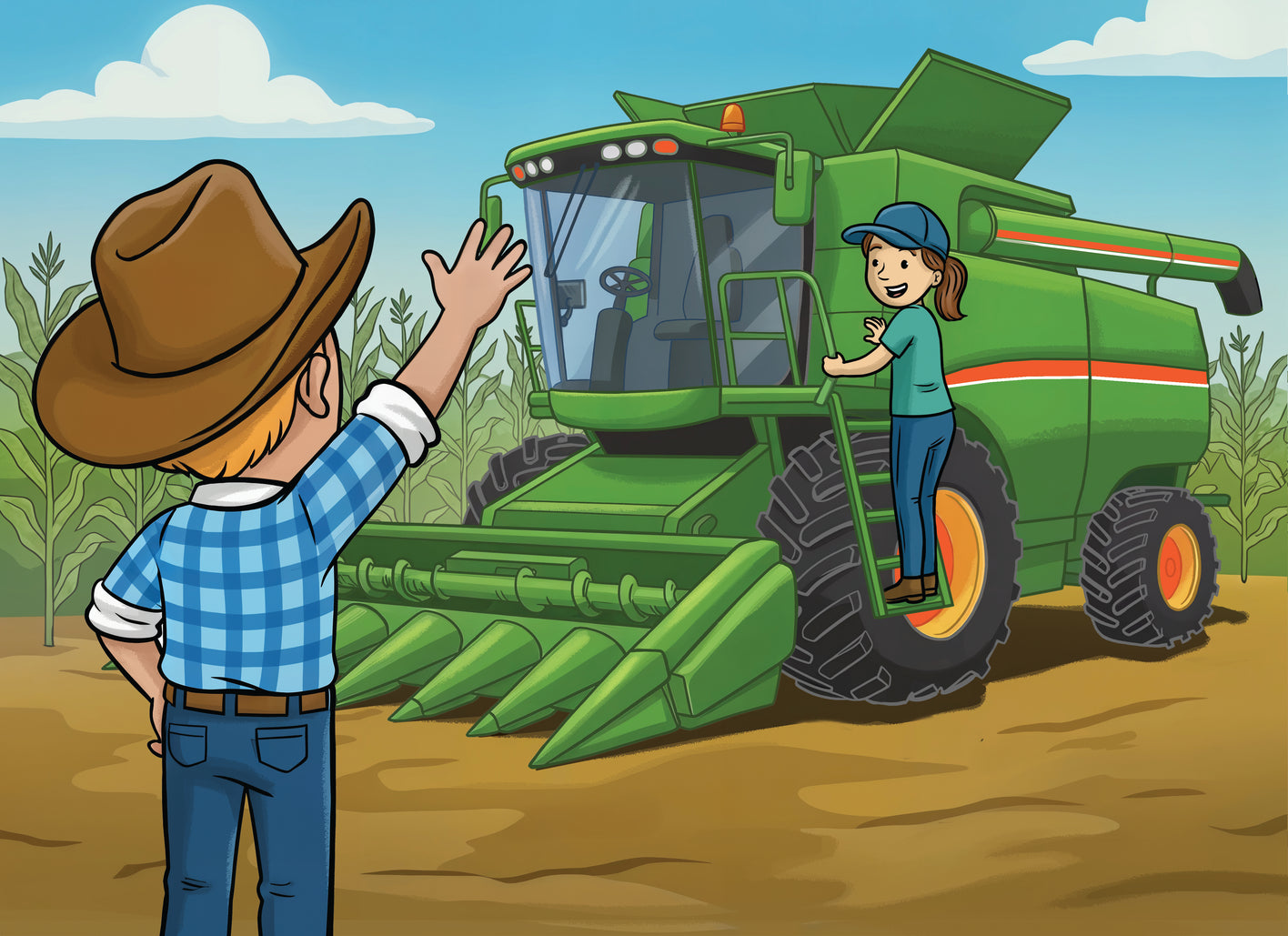 George the Farmer Kangaroo Cornfield