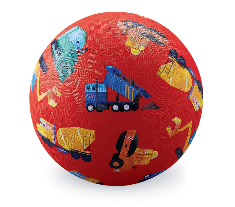 5 Inch Playground Ball - Little Builder (Red)