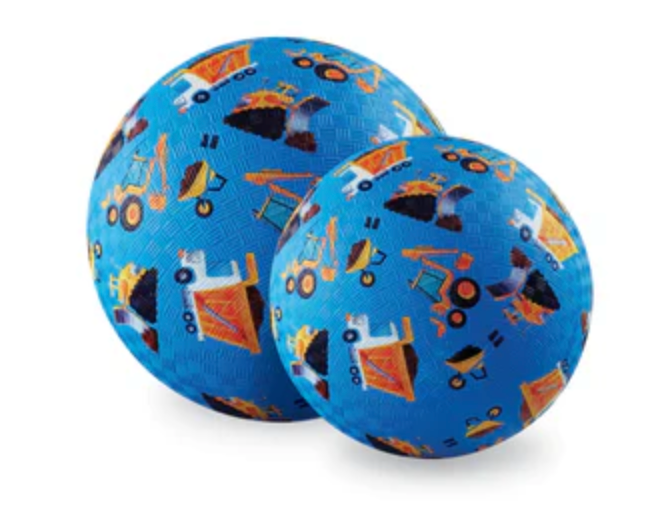 5 Inch Playground Ball - Construction Blue