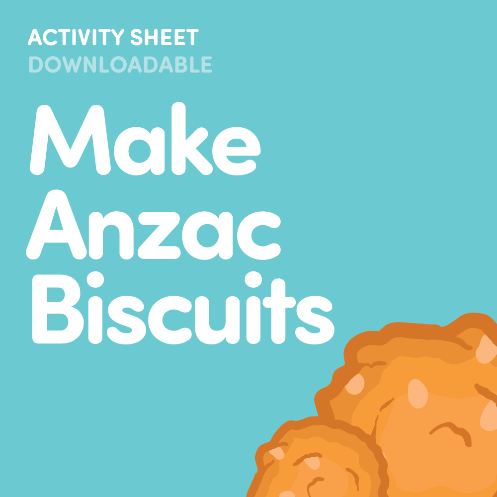Make Anzac Biscuits from Oats