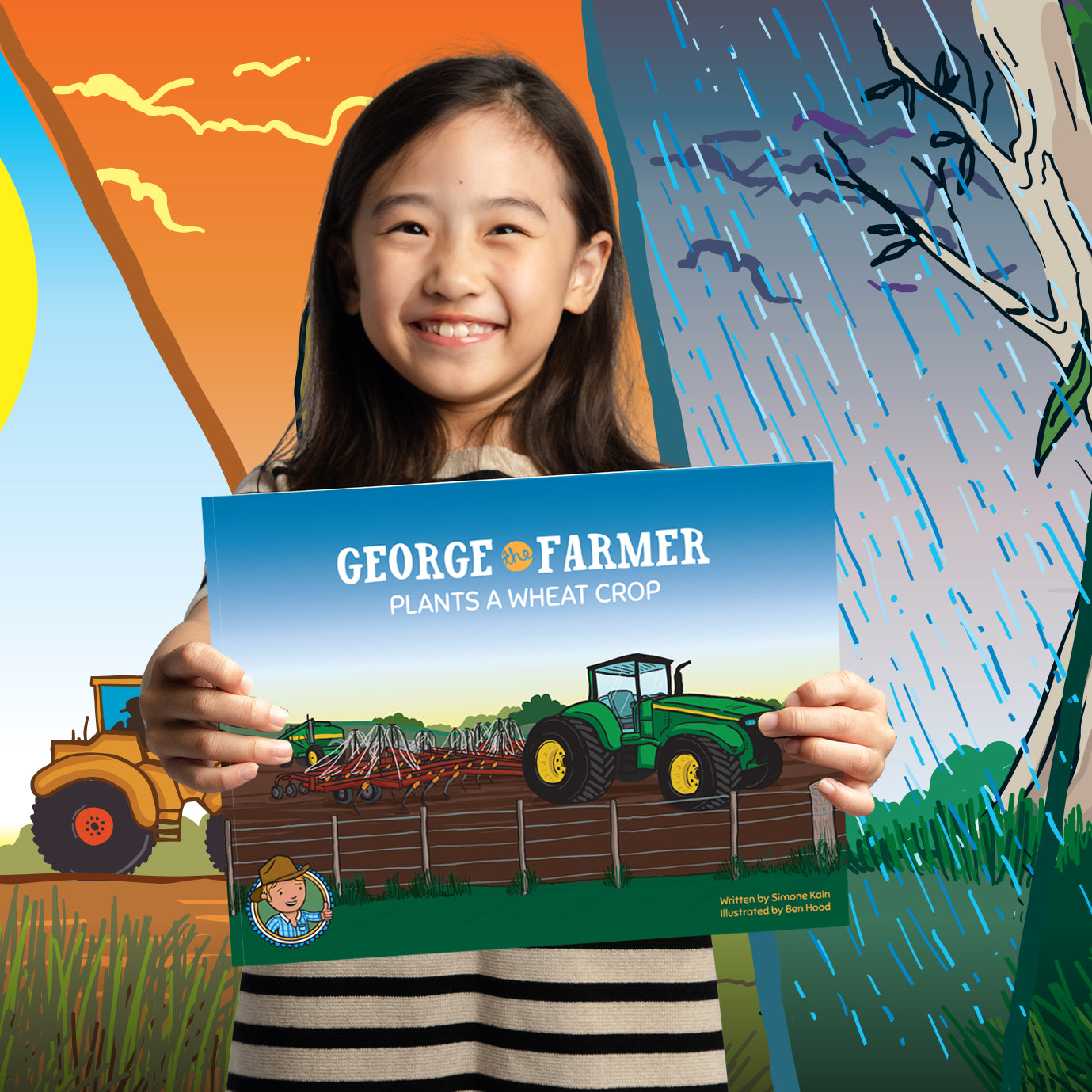George the Farmer Plants a Wheat Crop Picture Book
