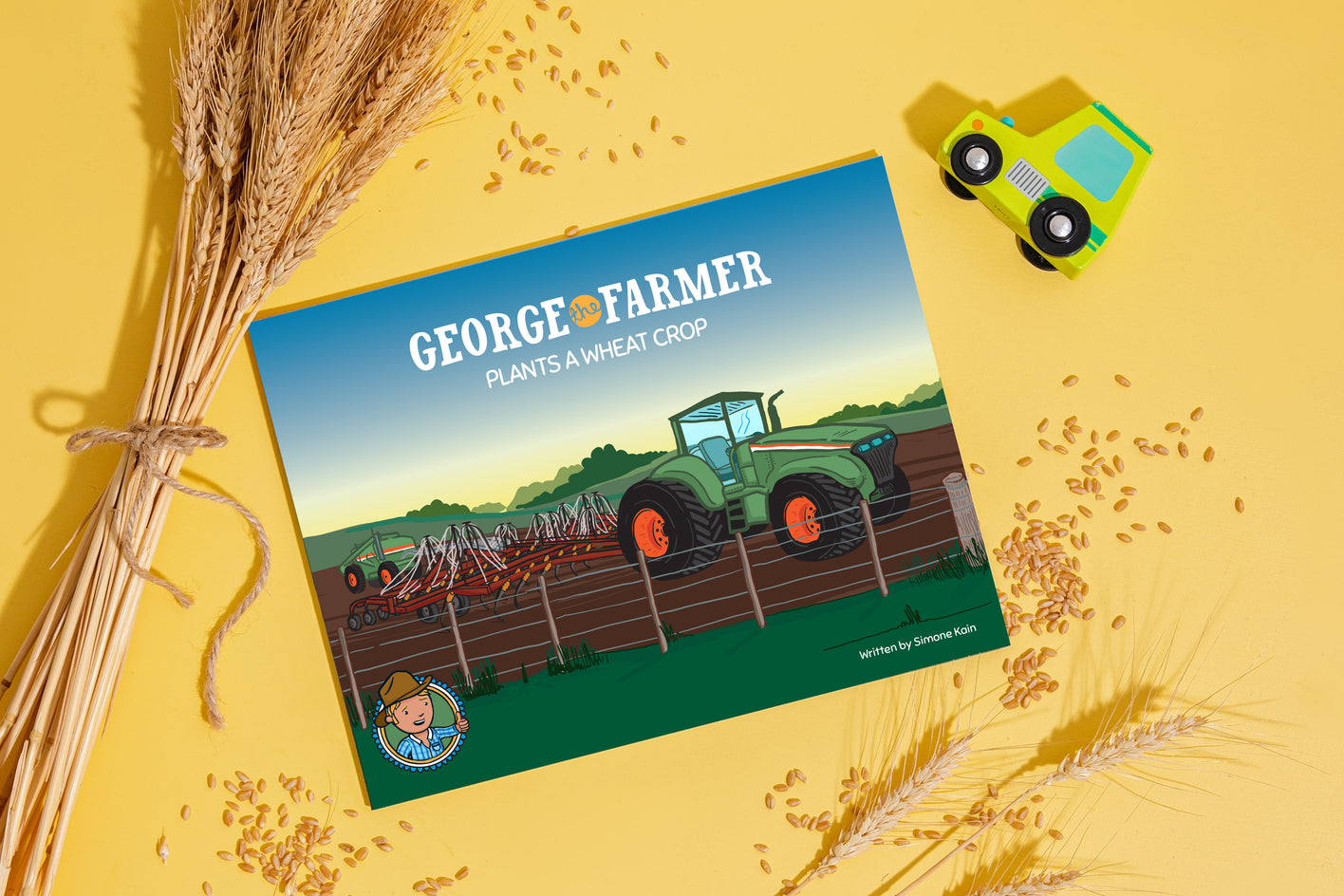 George the Farmer Plants a Wheat Crop Picture Book