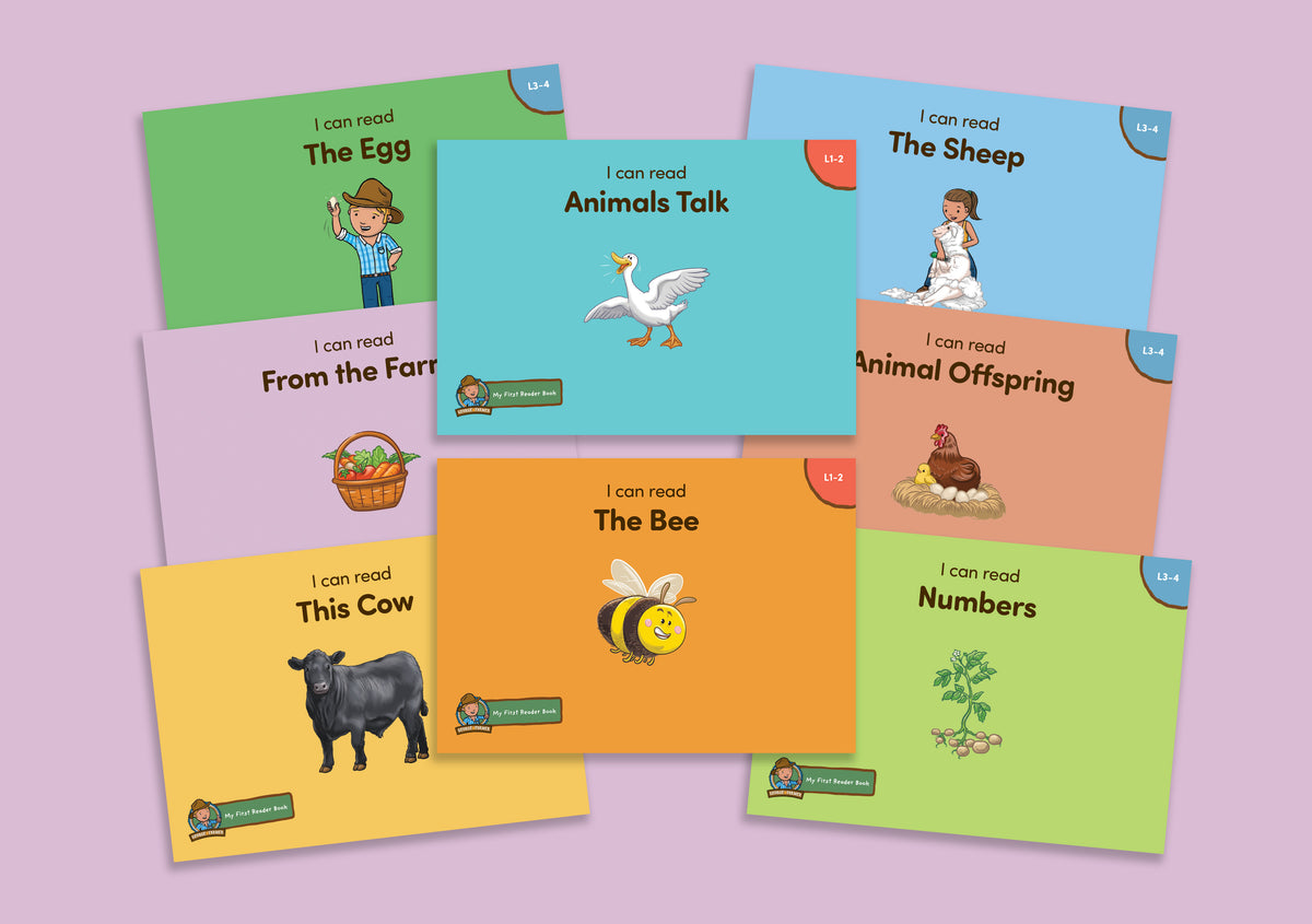 Sample First Reader I Can Read - My First Reader 8 Book Bundle – George the Farmer