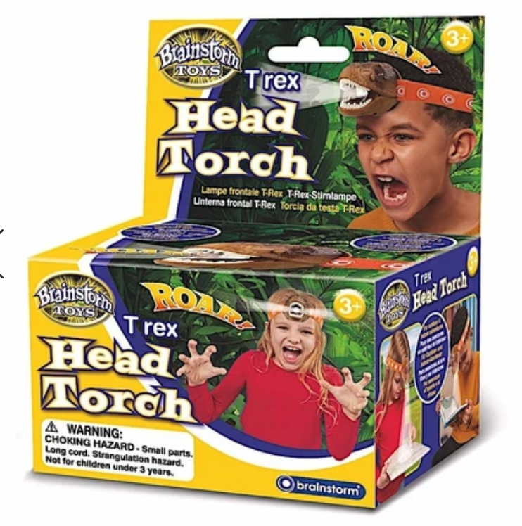 Brainstorm - T-Rex Head Torch