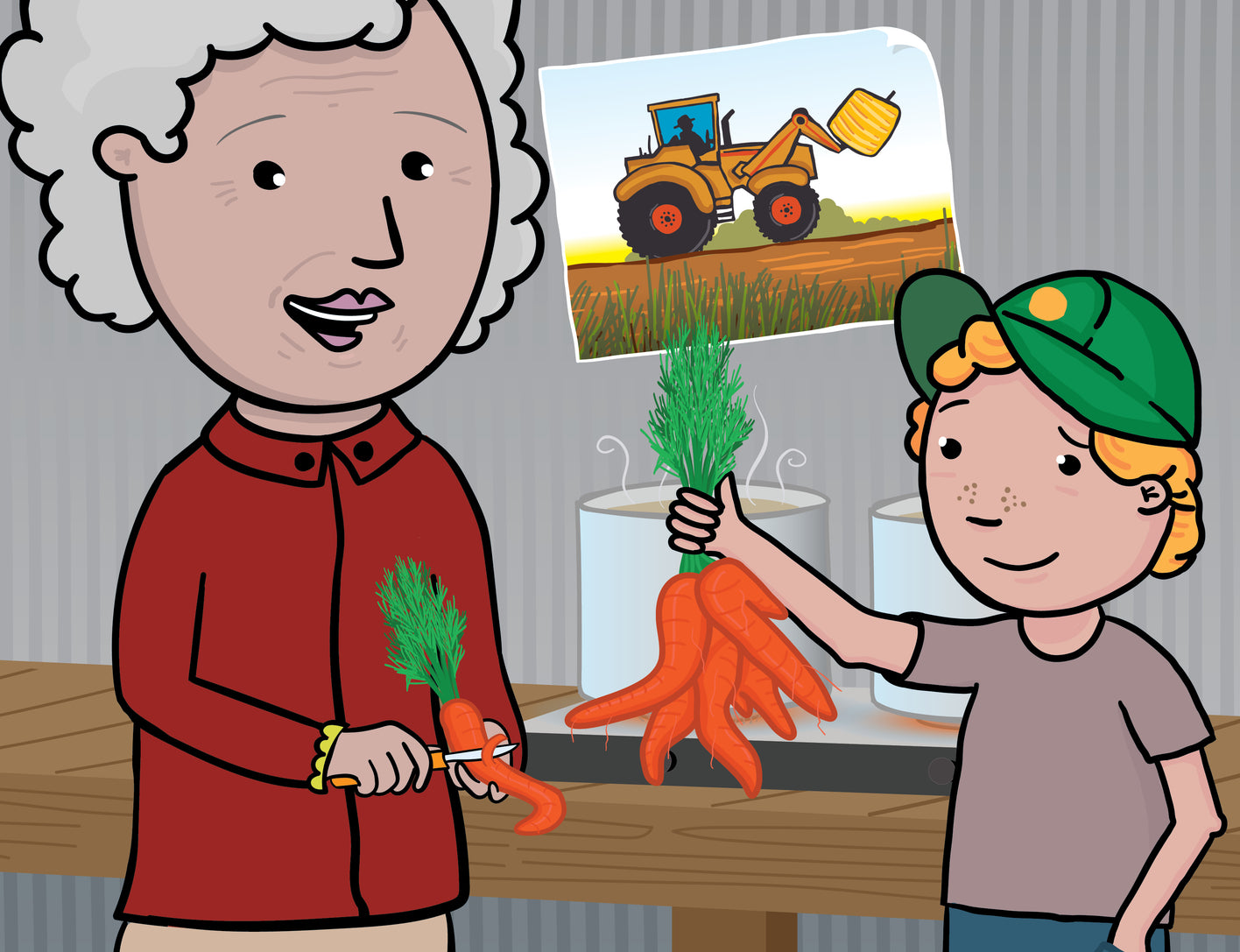 George the Farmer Vegetable Orchestra Picture Book
