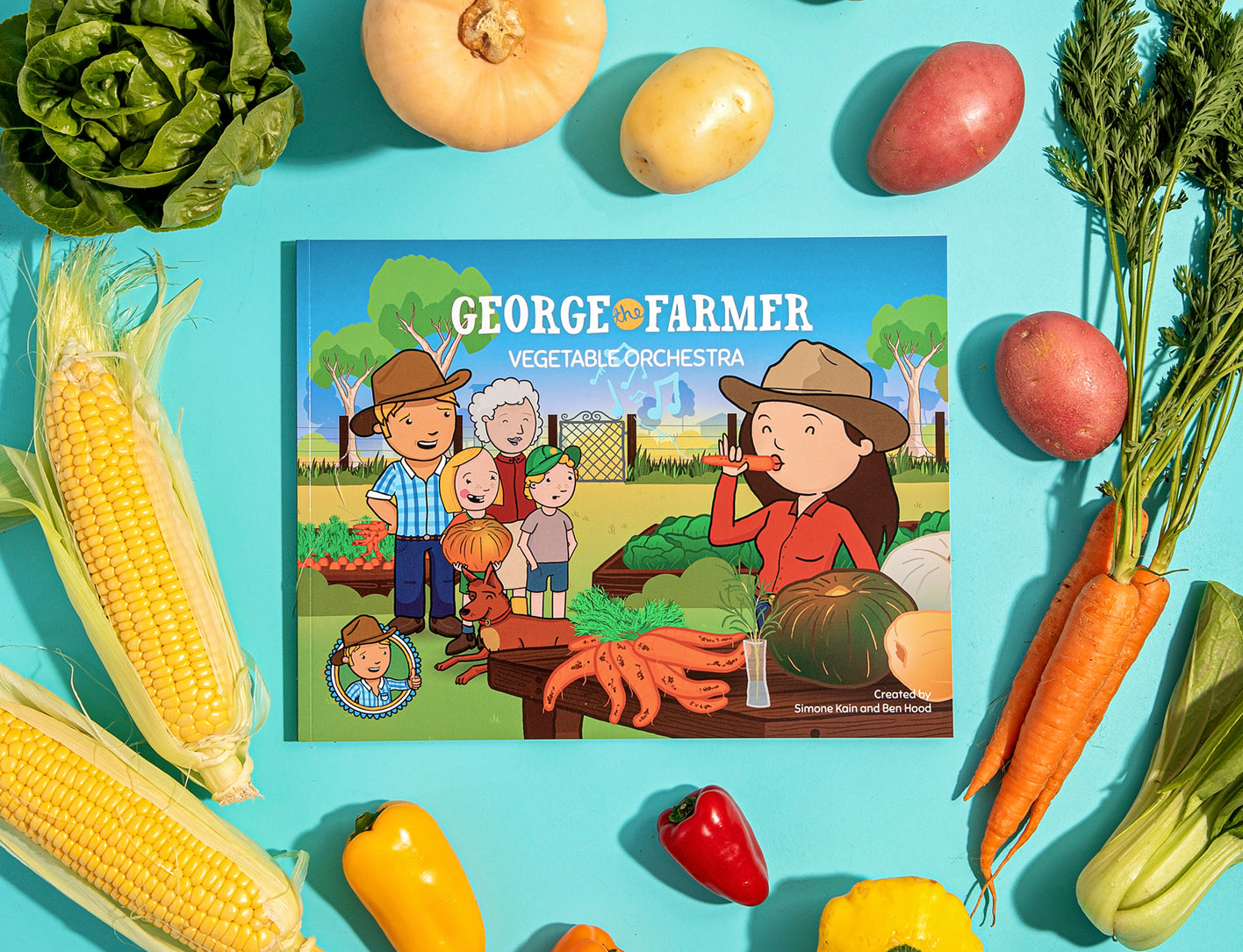 George the Farmer Vegetable Orchestra Picture Book