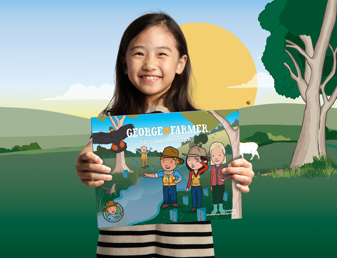George the Farmer The Island of Big Ideas Picture Book
