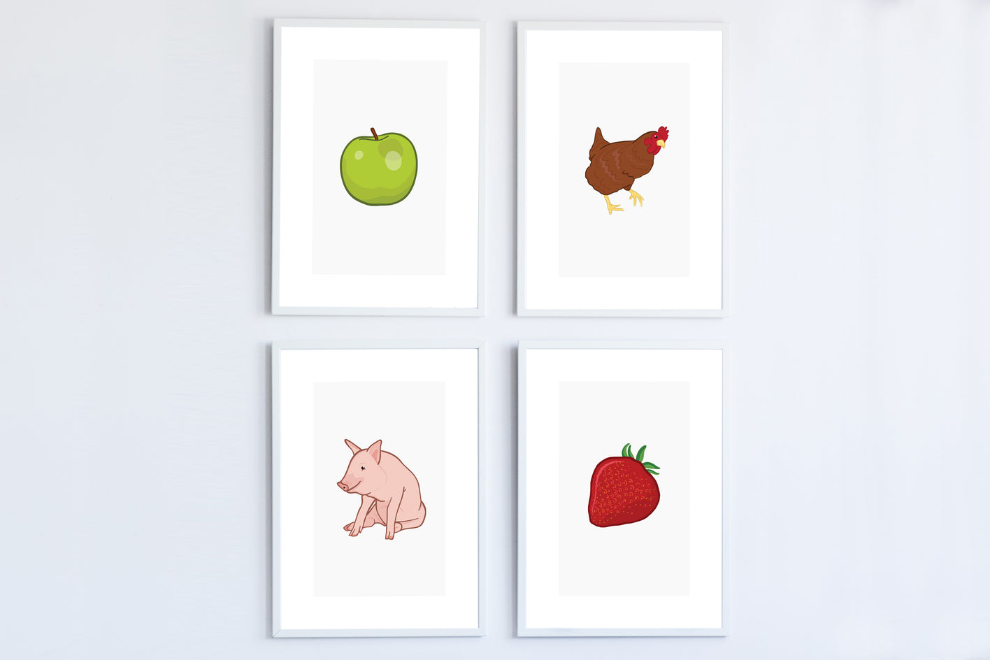 Four-Pack Farm Posters