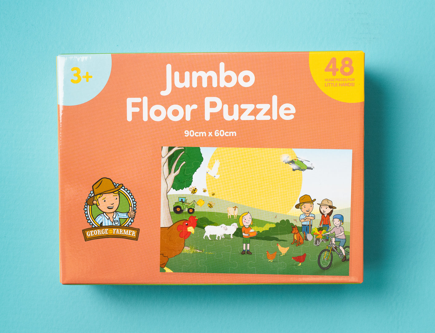 George the Farmer 48 Piece Jumbo Floor Puzzle