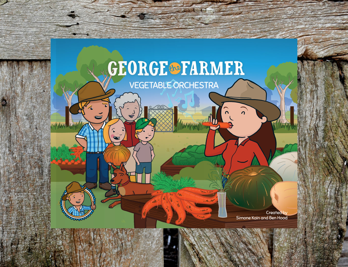 George the Farmer Vegetable Orchestra Picture Book